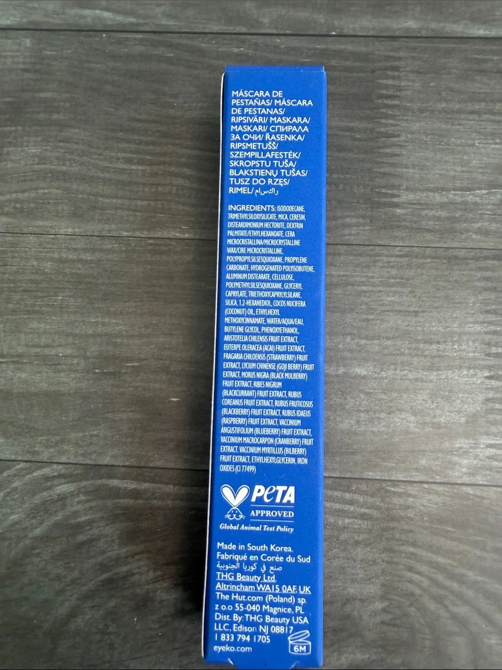 Eyeko Beach Waterproof Mascara - Blue Packaging, Black Formula
